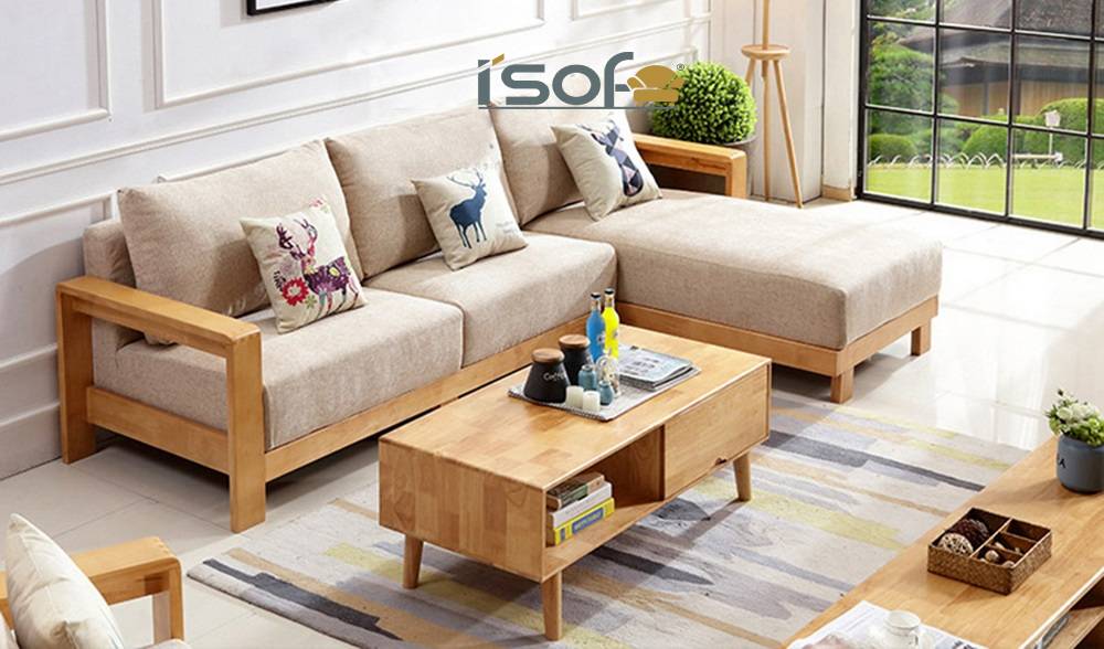 Sofa mini bằng gỗ