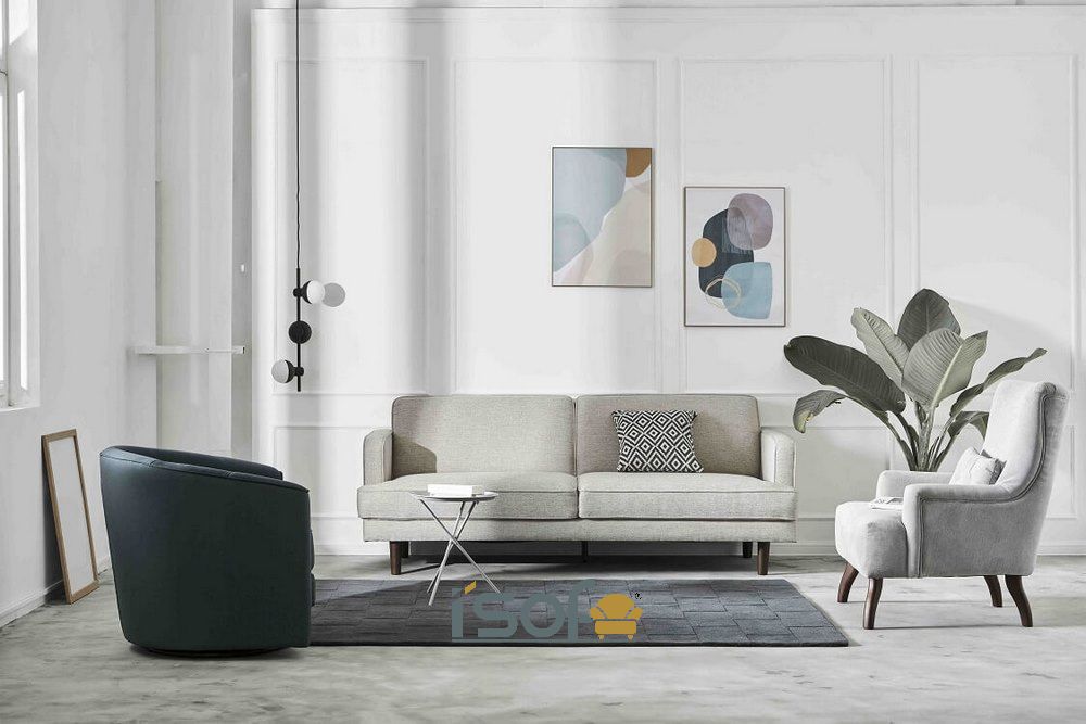 Bọc ghế sofa với gam màu trung tính nhẹ nhàng