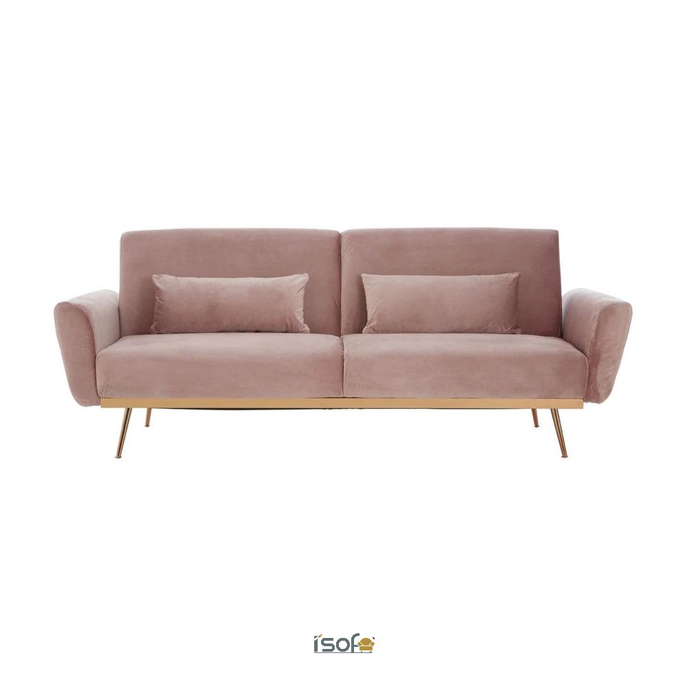 Pink Maxwell Velvet Sofa - Mẫu sofa nhung 2 chỗ ngồi Maxwell