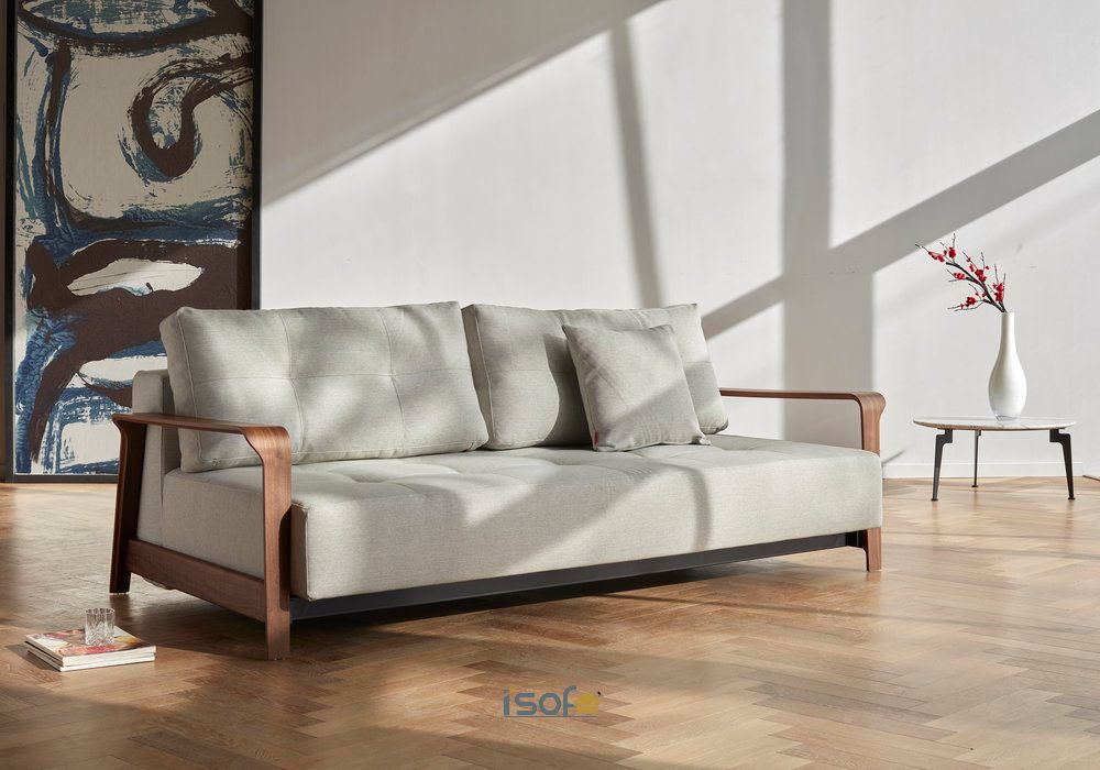 Sofa giường gỗ loại kéo tiện lợi